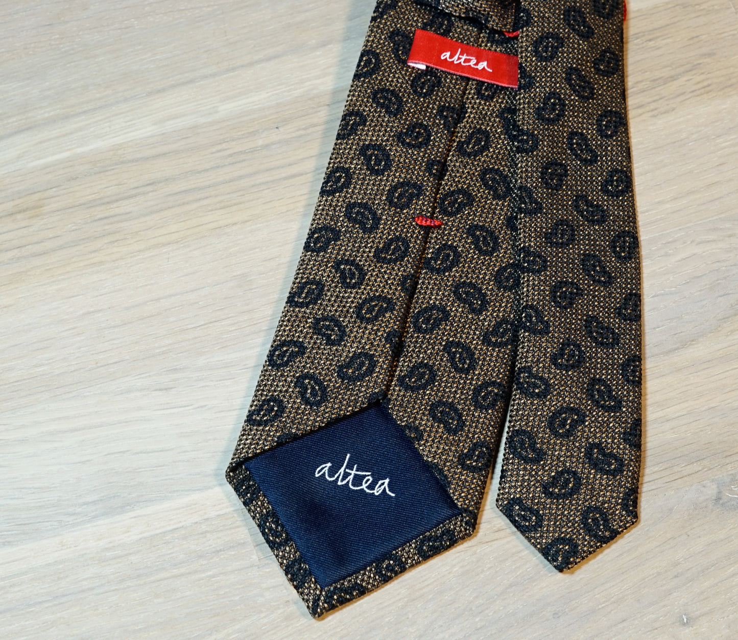 Altea-Brown-navy-paisley-grenadine-silk-tie-back