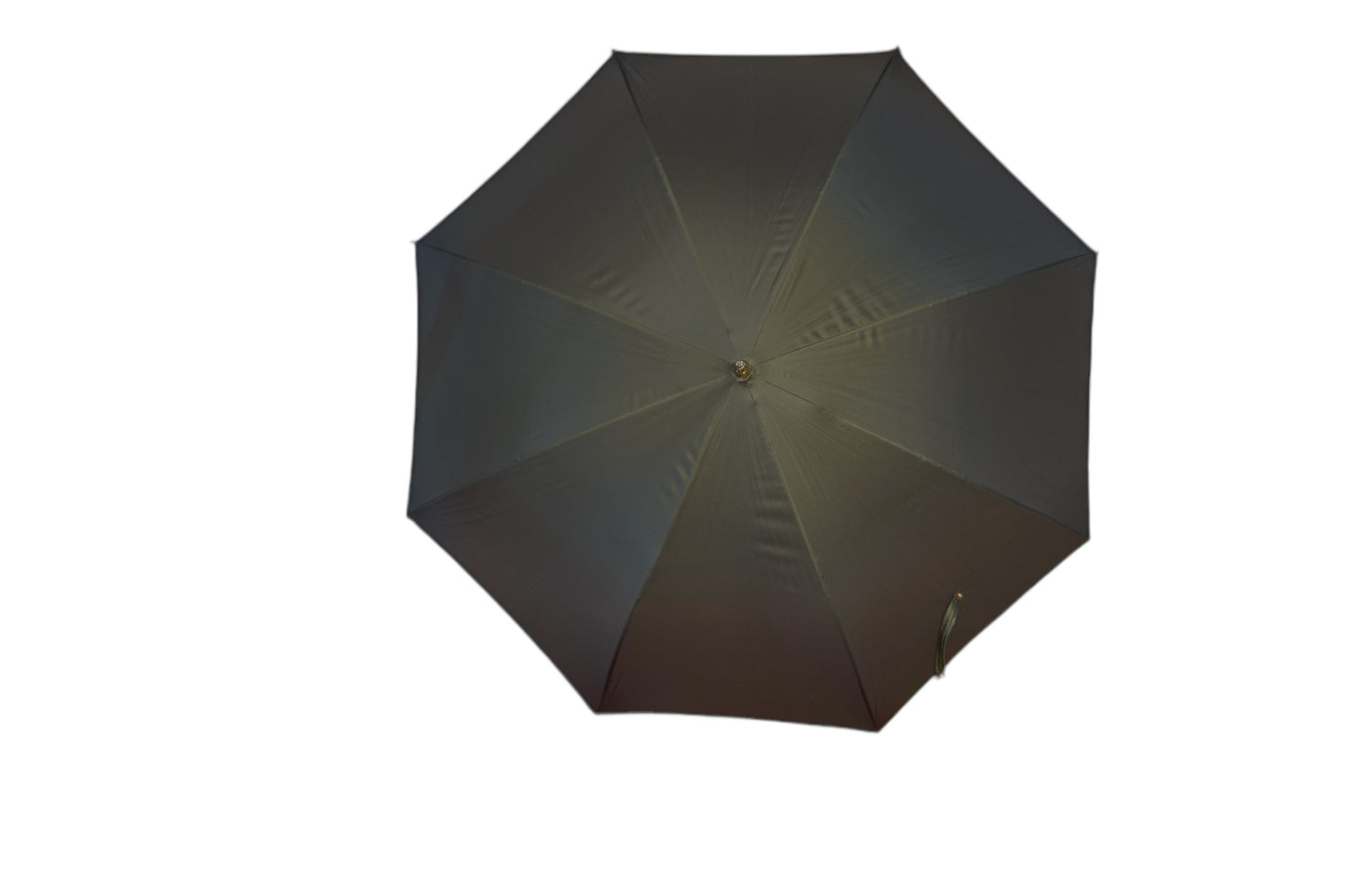 Dark Green Chestnut Solid Stick Umbrella - The Bespoke Shop