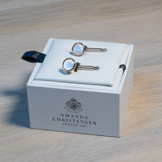 Amanda Christensen Mother Of Pearl/Silver Chest Buttons - The Bespoke Shop