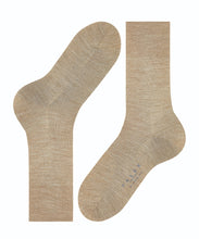 Load image into Gallery viewer, Airport Nutmeg Melange Wool/Cotton Socks - The Bespoke Shop
