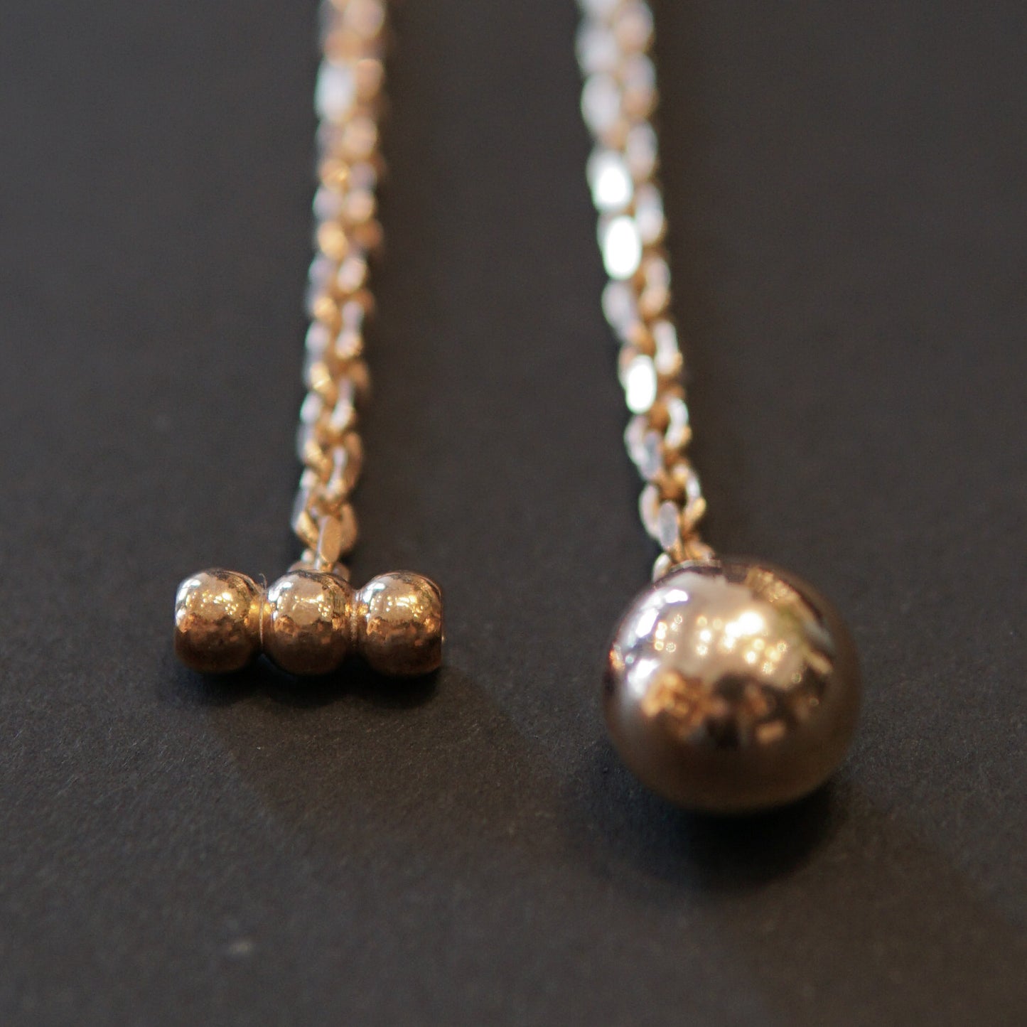 Rosé Gold Plated Solid 925 Sterling Silver Lapel Chain - The Bespoke Shop