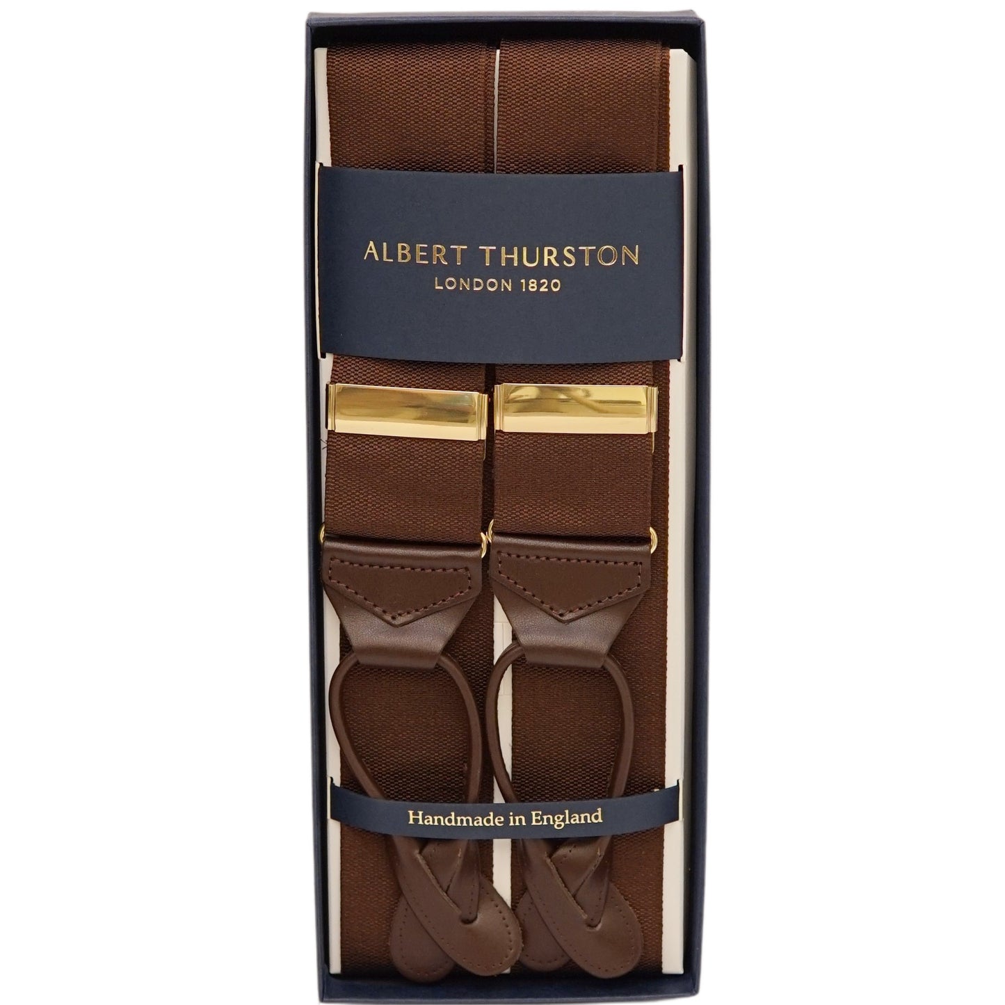 Brown Alber Thurston Braces - The Bespoke Shop