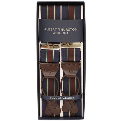 Multistripe Albert Thurston Braces - The Bespoke Shop 