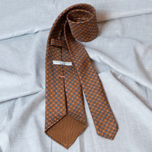 Load image into Gallery viewer, Mid. brown Silk Tie Untipped - The Bespoke Shop 
