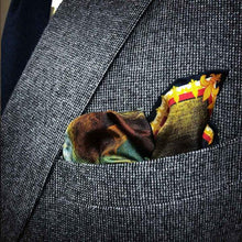 Load image into Gallery viewer, Silk Pocket Square - The Medici Cycle: The Triumph of Juliers - The Bespoke Shop
