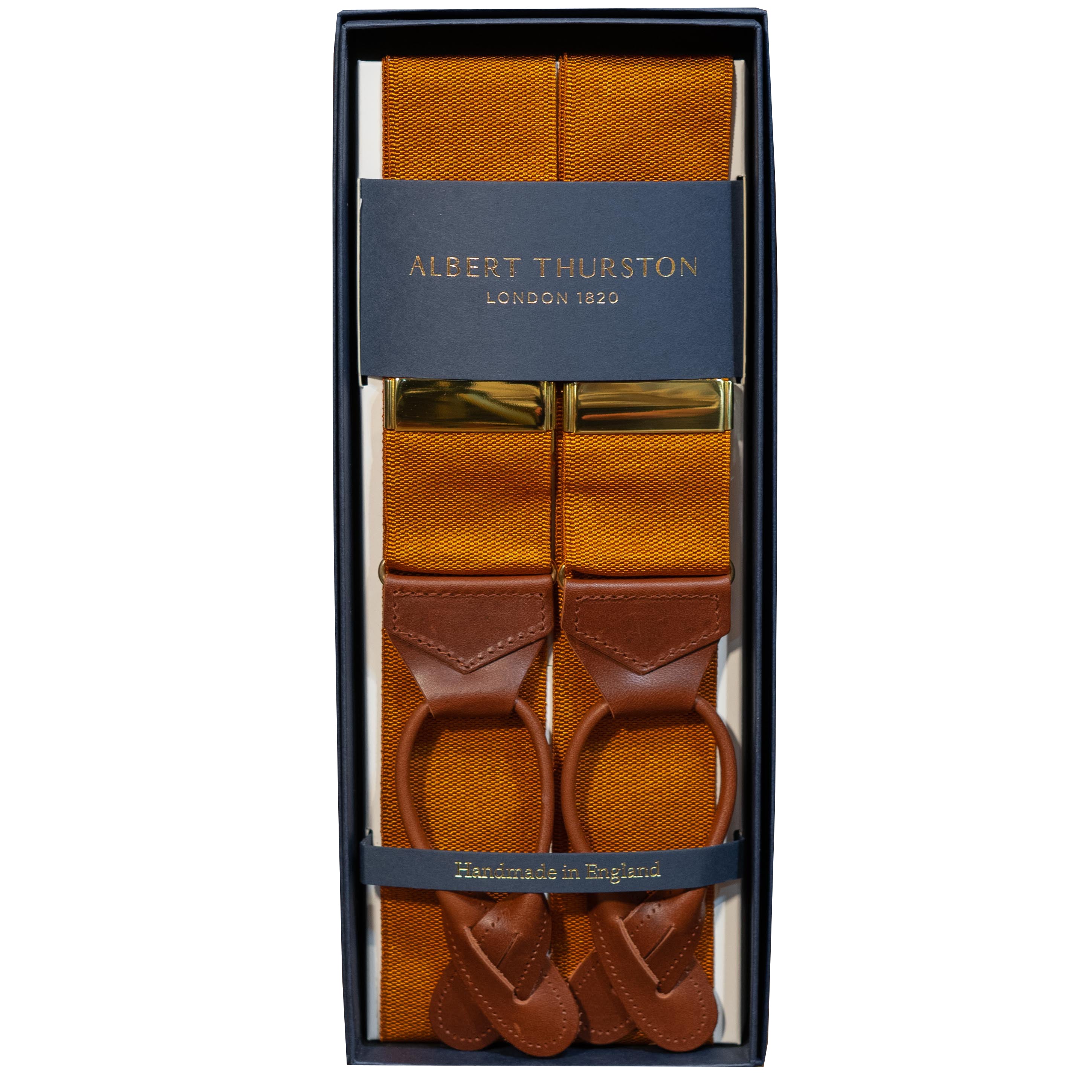 Albert Thurston - Rust suspenders - The Bespoke Shop