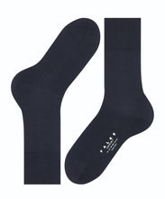 Load image into Gallery viewer, Airport Dark Navy Wool/Cotton Socks - The Bespoke Shop
