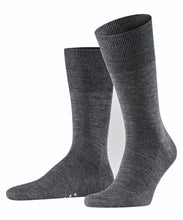 Load image into Gallery viewer, Airport Asphalt Melange Wool/Cotton Socks - The Bespoke Shop
