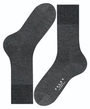 Load image into Gallery viewer, Airport Asphalt Melange Wool/Cotton Socks - The Bespoke Shop
