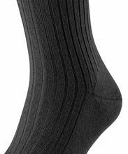 Load image into Gallery viewer, Bristol Black Wool knee-high Socks - The Bespoke Shop 
