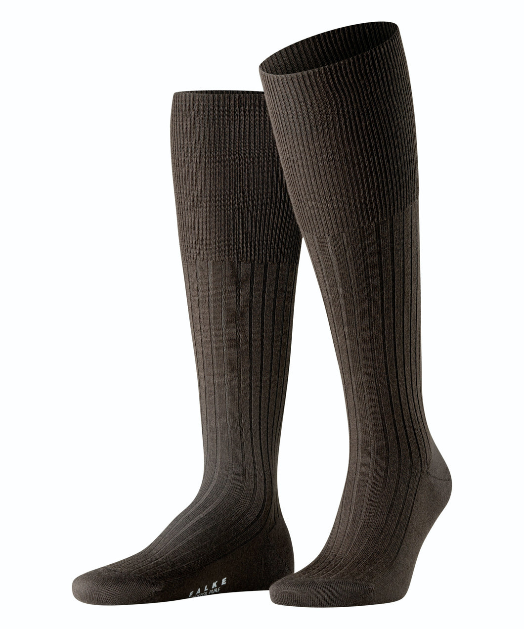 Bristol Brown Wool knee-high Socks - The Bespoke Shop 