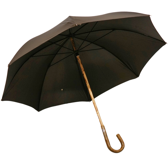 Solid Ash Wooden Stick Umbrella - The Bespoke Shop
