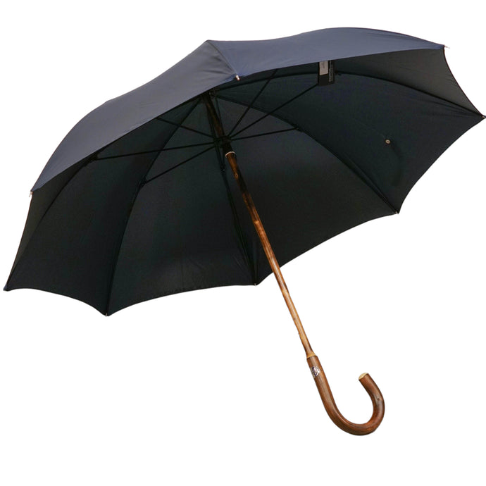 Solid Chestnut Wooden Stick Umbrella - The Bespoke Shop