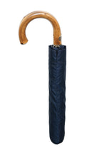 Load image into Gallery viewer, Chestnut Handle Folded Umbrella - The Bespoke Shop
