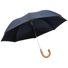 Load image into Gallery viewer, Chestnut Handle Folded Umbrella - The Bespoke Shop
