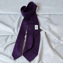 Load image into Gallery viewer, Purple Garza Fina Grenadine Silk Tie Untipped - The Bespoke Shop 

