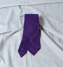 Load image into Gallery viewer, Purple Grenadine Garza Grossa Silk Tie - The Bespoke Shop 
