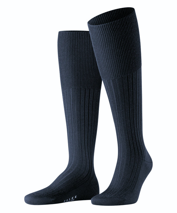 Bristol Navy Wool knee-high Socks - The Bespoke Shop 