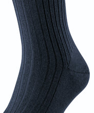 Load image into Gallery viewer, Bristol Navy Wool knee-high Socks - The Bespoke Shop 
