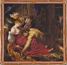 Load image into Gallery viewer, Silk Pocket Square - Samson &amp; Delilah - The Bespoke Shop
