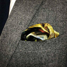 Load image into Gallery viewer, Silk Pocket Square - The Medici Cycle: The Triumph of Juliers - The Bespoke Shop
