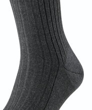 Load image into Gallery viewer, Bristol Gray Melange Wool Knee-high Socks - The Bespoke Shop 
